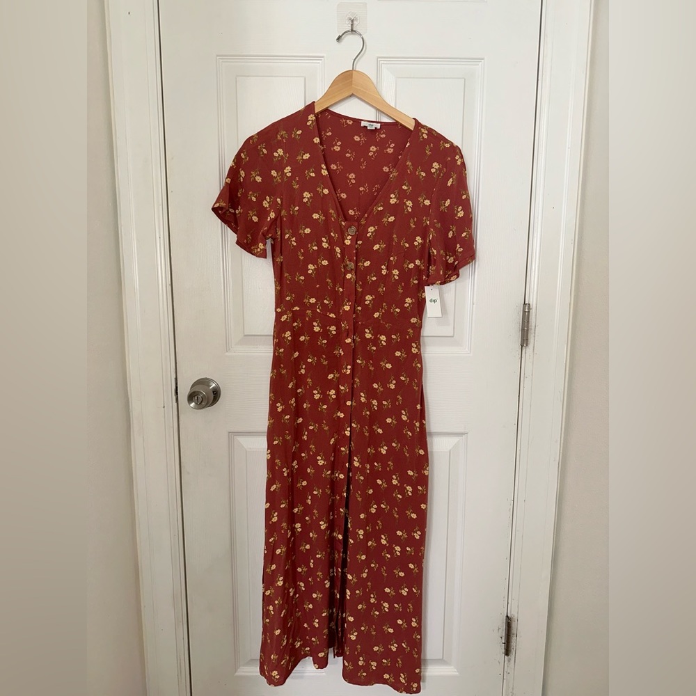 Dip midi dress